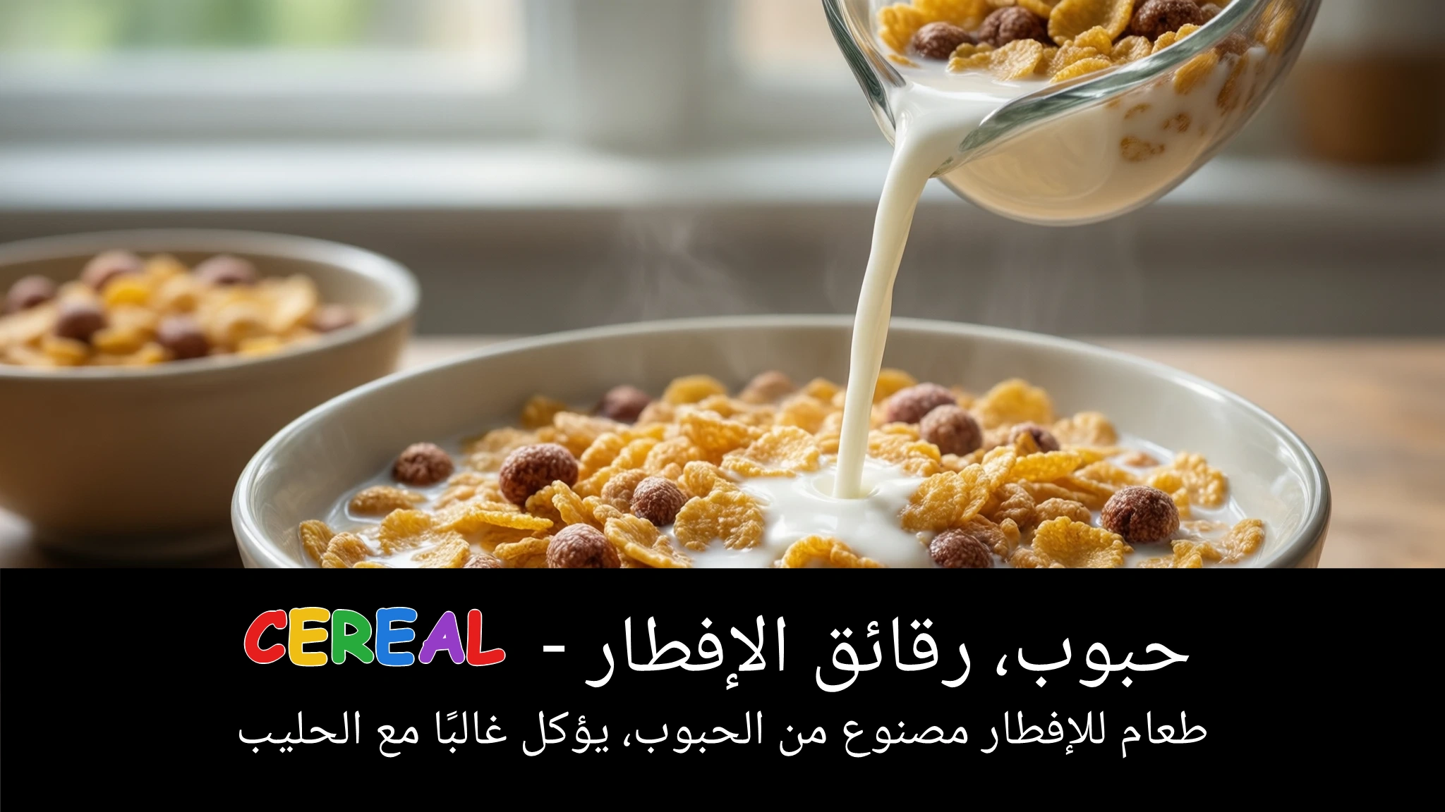 Arabic Illustration for cereal